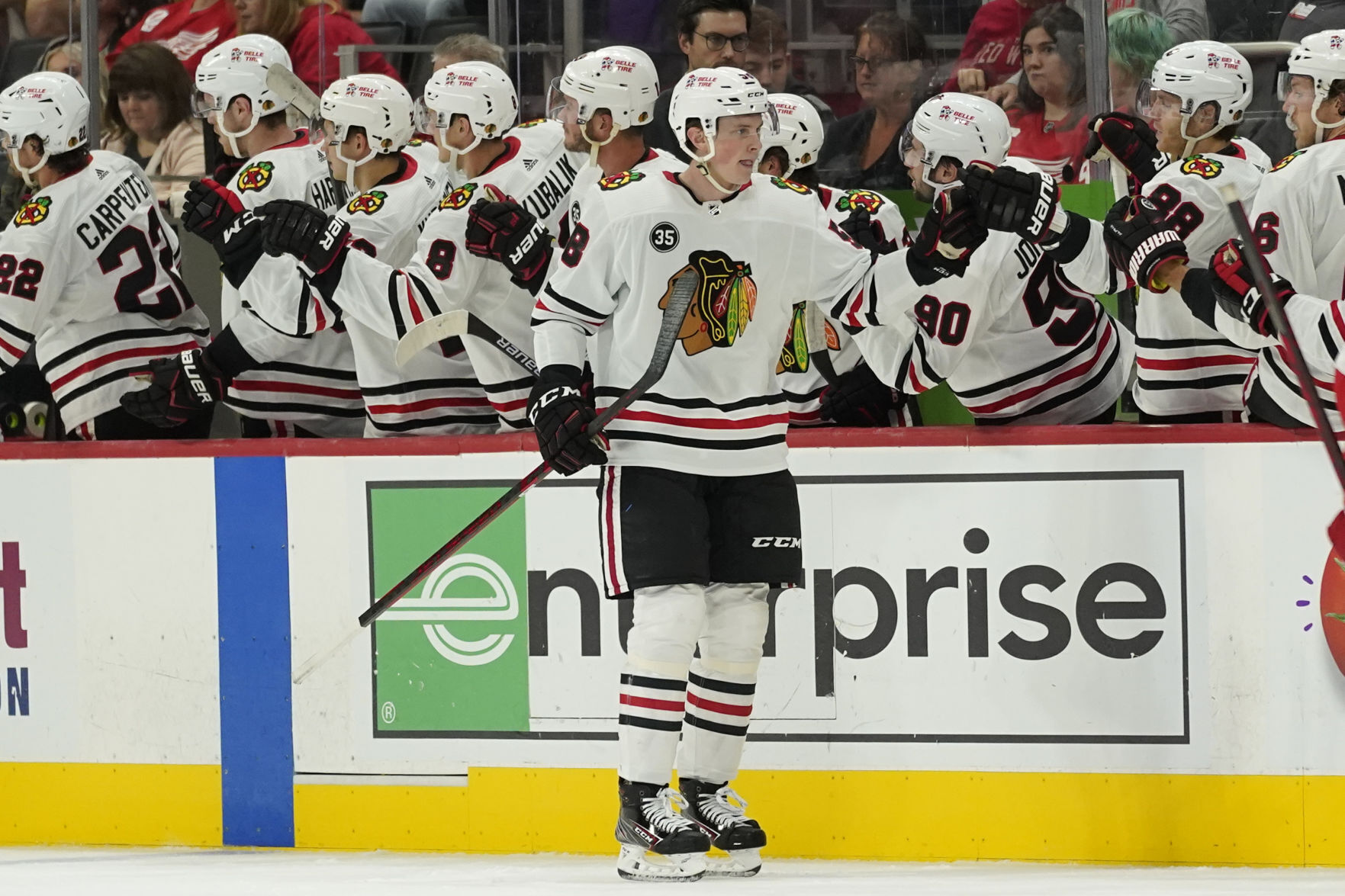 Blackhawks Red Wings Hockey
